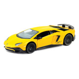 Carrinho De Coleção Lamborghini Aventador 1:38 Metal