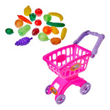 Carrinho De Compras Infantil Super Market Vermelho Braskit