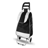 Carrinho De Feira Dobrável Preto 30kg Reforçado - Mazzal