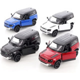 Carrinho De Ferro Land Rover Defender 1/36 Miniatura Coleção