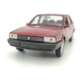 Carrinho De Ferro Miniatura Volkswagen Santana 1.8 Coleção Cor Bordô