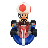 Carrinho De Fricção Do Toad - Super Mario Kart Decoração