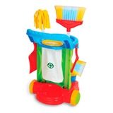 Carrinho De Limpeza Infantil Maral Cleaning Trolley Colorido