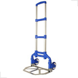 Carrinho De Mão Dobrável Em Aluminio Carga Até 80kg + Brinde