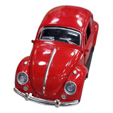 Carrinho De Metal Fusca Abra Portas E Capô A Fricção