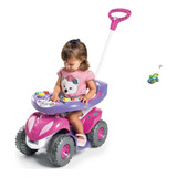Carrinho De Passeio Quadriciclo Infantil Empurrador Calesita