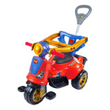 Carrinho De Passeio Triciclo Infantil Com Empurrador Maral