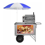 Carrinho De Pizza E Mini Pizza Cefaz Inox L30p/gs