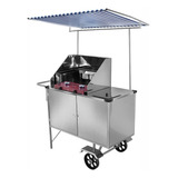 Carrinho De Tapioca Ambulante Inox Com Toldo Cefaz 