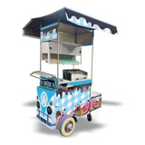 Carrinho De Tapioca Gourmet, Fogão E Potes - Kombi