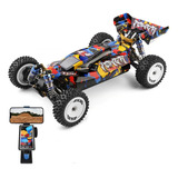 Carrinho Elétrico 4x4 Wltoys 124007 75 Kmh Motor Brushless
