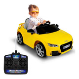 Carrinho Elétrico Bateria Infantil Controle Audi