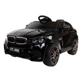 Carrinho Elétrico Infantil Com Controle Remoto - Bmw X6 Cor Preto Voltagem Do Carregador 110v/220v