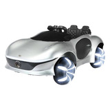 Carrinho Elétrico Infantil Futurista Com Leds Nas Rodas 12v Cor Prata Voltagem Do Carregador 110v/220v