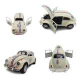 Carrinho Ferro Miniatura Fricção Herbie 53