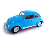 Carrinho Fusca Miniatura Idêntica Ferro Escala 1/18 22 Cm