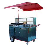 Carrinho Hot Dog Cachorro Quente E Lanches Em Inox