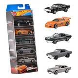 Carrinho Hot Wheels Pack Com 5 Velozes E Furiosos Mattel