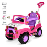 Carrinho Infantil De Passeio Ou Pedal Diipi Calesita Rosa