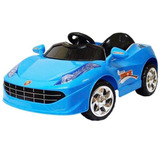 Carrinho Infantil Passeio Ferrari Azul 12v
