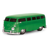 Carrinho Kombi Super Bus Com Pneus De Borracha