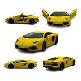 Carrinho Lamborghini Aventador Miniatura Abre Portas Fricção