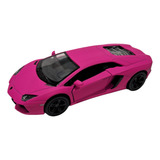 Carrinho Lamborguini Aventador Lp700-4/1:38/pneu De Borracha
