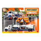 Carrinho Matchbox Com Caminhão Convoys Mattel - Gbk70g