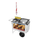 Carrinho Milho-verde Caldeirão 38l A Gás Inox