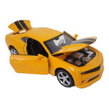 Carrinho Miniatura Camaro, Fricção, Abre Porta, Capô, E Mala