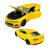Carrinho Miniatura Camaro Chevrolet 2017 Maisto 1:24 Metal