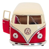 Carrinho Miniatura De Ferro Kombi Metal Fricção Coleção