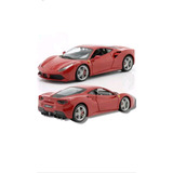 Carrinho Miniatura De Metal Ferrari 488gtb