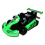 Carrinho Miniatura Kart Racer Verde Karting
