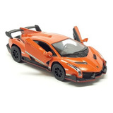 Carrinho Miniatura Lamborghini Veneno Brinquedo Com Fricção