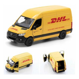 Carrinho Miniatura Mercedes-benz Sprinter Dhl Escala