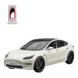 Carrinho Miniatura Tesla Fricção Abre Portas Emite Som E Luz