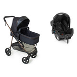Carrinho Napoli Travel System Galzerano - Preto Cobre