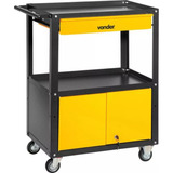 Carrinho Para Ferramentas 730x425x850mm Com 1 Gaveta E Porta