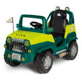 Carrinho Passeio Infantil Pedal Diipi Jeep Verde Calesita