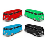 Carrinho Perua Kombi Volkswagen Super Bus Pneus De Borracha 