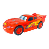 Carrinho Relampago Mcqueen Vira Robo Com Luz Som Bate Volta 