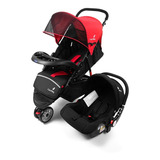 Carrinho Safety Triciclo + Bebê Conforto 3 Em 1 Color Baby