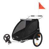 Carrinho Trailer Thule Coaster Xt Para Bike 1 Ou 2 Crianças