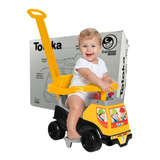 Carrinho Trator Passeio Totoka Andador Infantil Menino Bebe