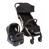 Carrinho Travel System Eva² Black Champagne