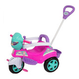 Carrinho Triciclo De Passeio Baby City Menina Maral - Rosa