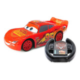 Carro Controle Remoto Relâmpago Mcqueen Carros Disney 13cm Ebn