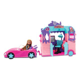 Carro E Trailer Salão De Beleza Boneca Sparkle Girlz Top Dtc