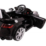 Carro Elétrico Infantil 12v Audi Tt Preto Com Controle Bel